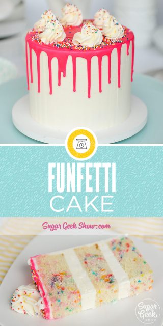 Funfetti Cake Recipe From Scratch + Video Tutorial | Sugar Geek Show