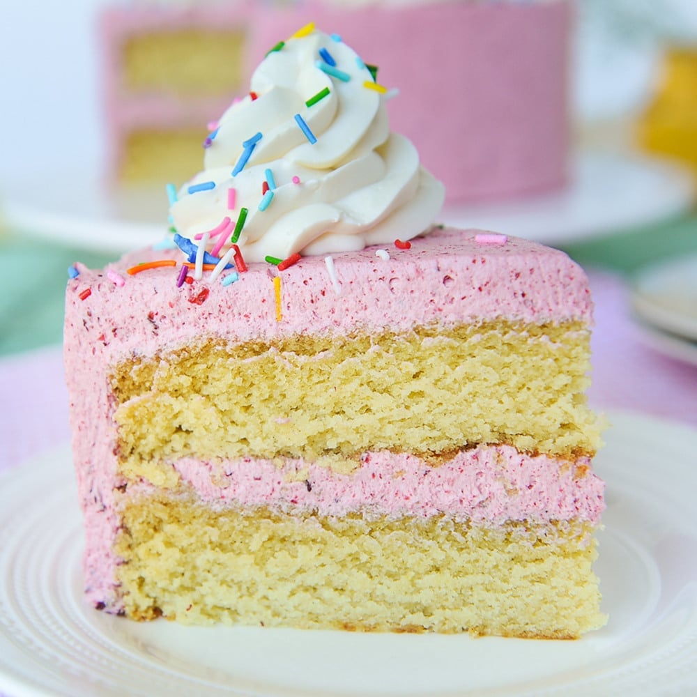 Gluten Free Cake With Sugar Free Strawberry Frosting Video Sugar Geek Show