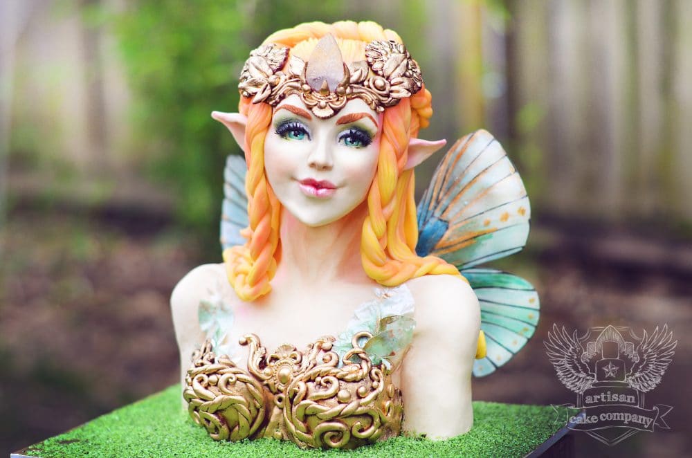 fairy bust cake