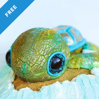 turtle cake tutorial