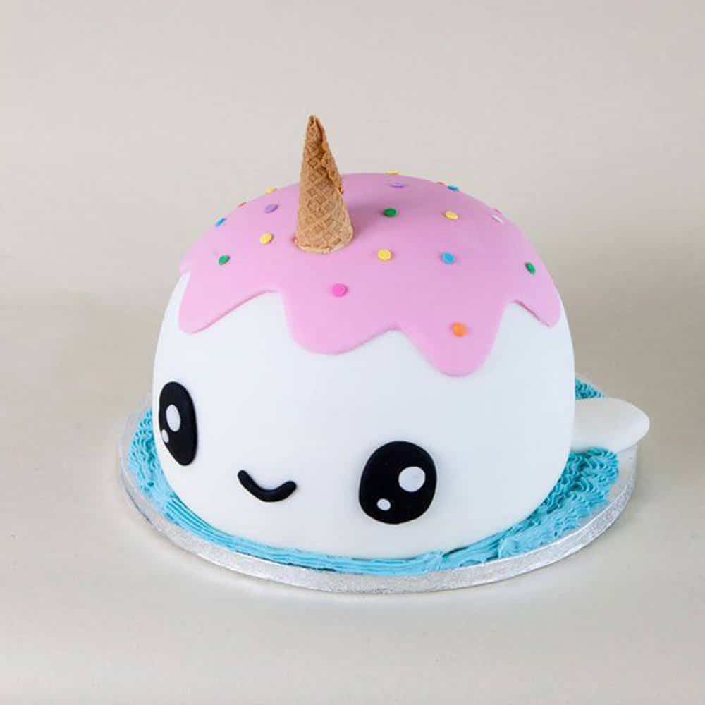 Narwhal Cake Tutorial (EASY) + Video Tutorial | Sugar Geek Show