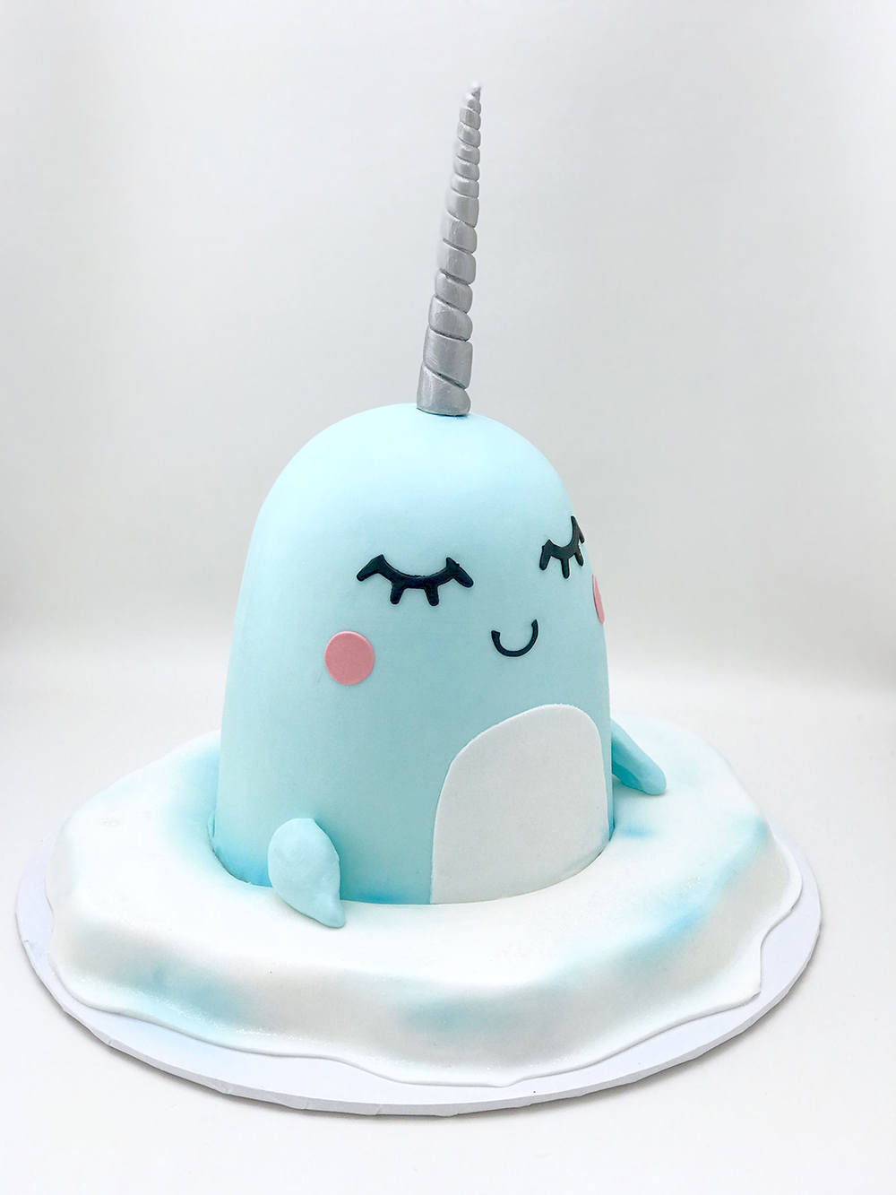 Narwhal Cake Tutorial (EASY) + Video Tutorial | Sugar Geek Show