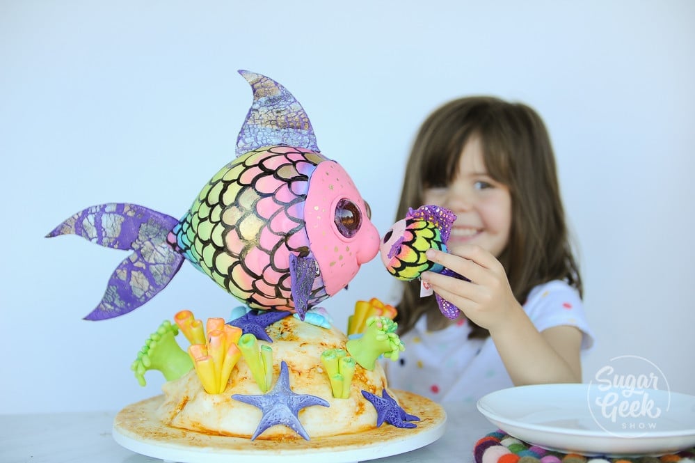 rainbow fish beanie boo