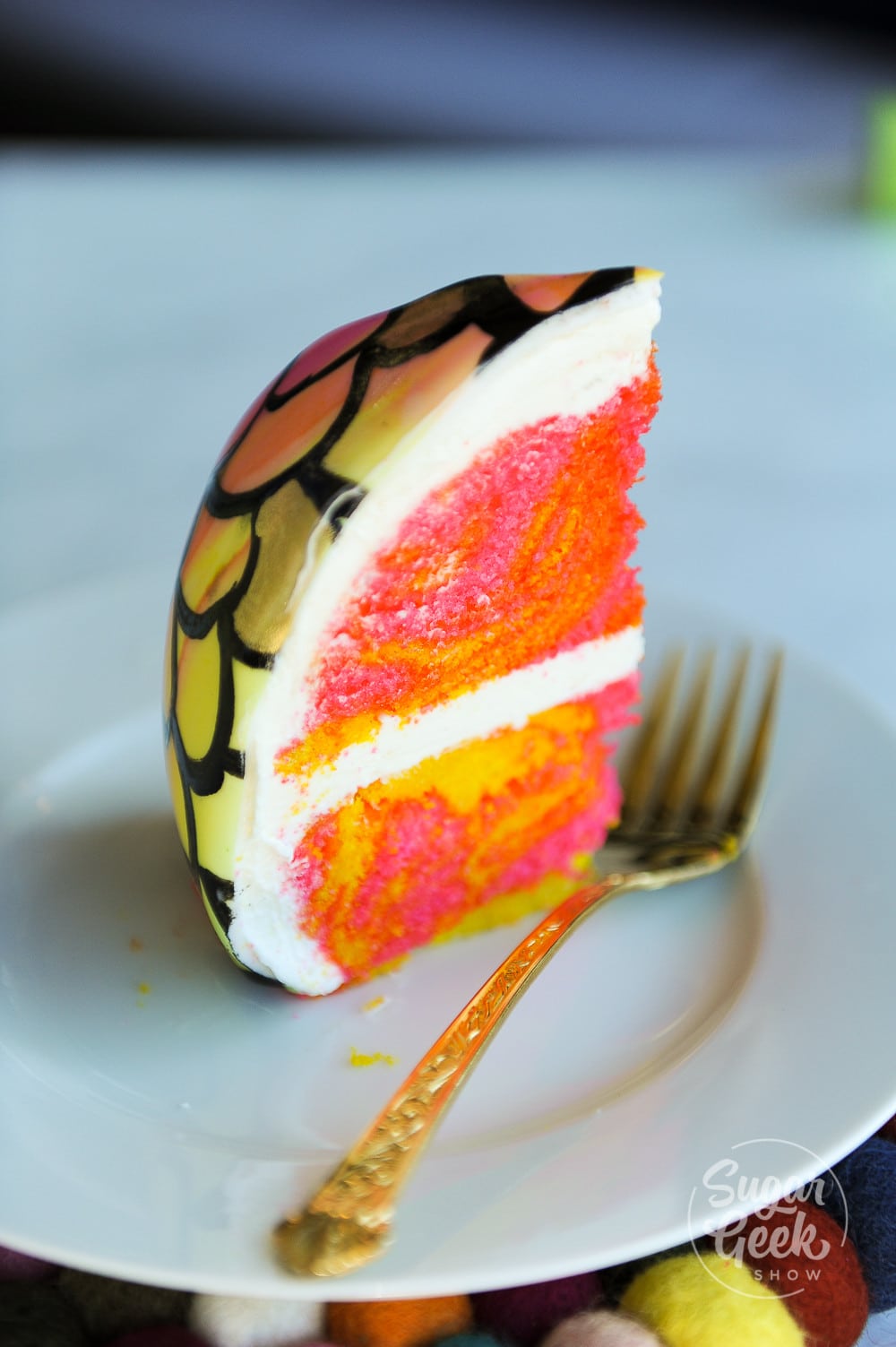 rainbow fish cake