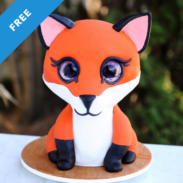 fox cake tutorial