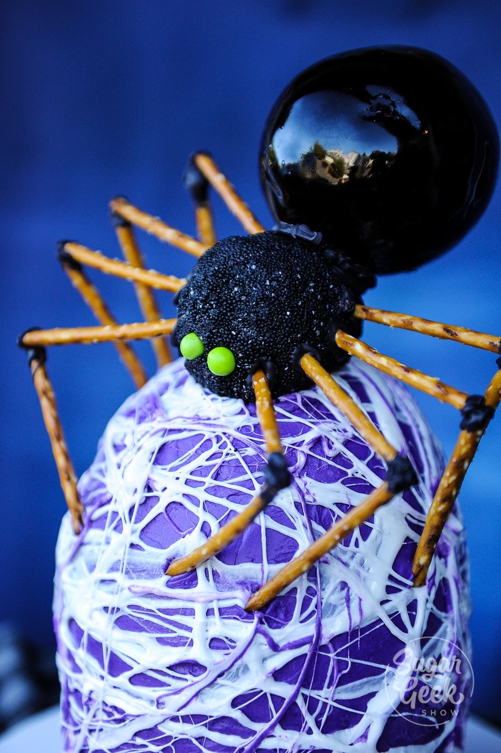 Spider Egg Cake For Halloween + Video