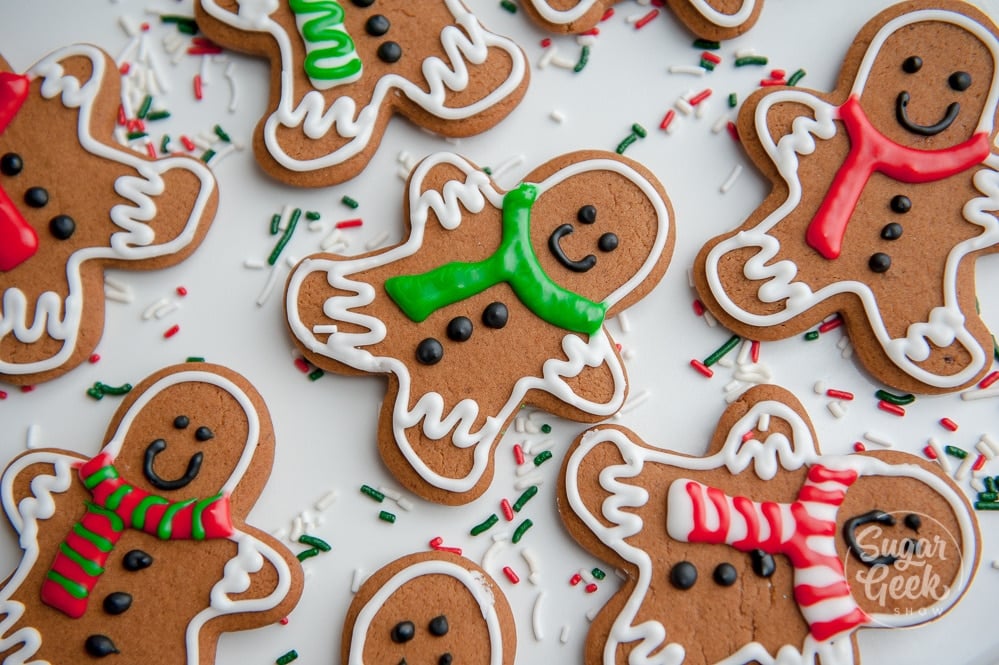 Gingerbread cookies that are soft and chewy from butter and molasses are so tasty and a great holiday project
