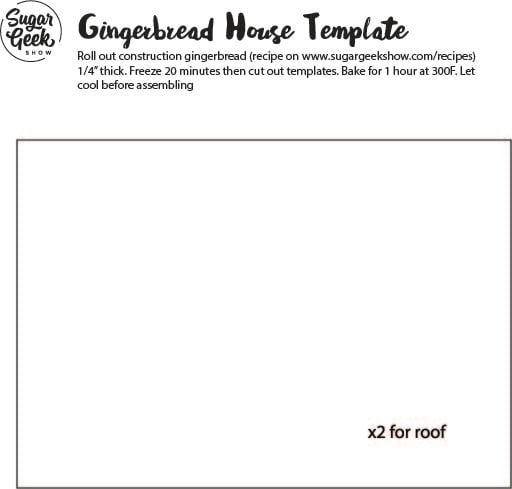 gingerbread house pattern