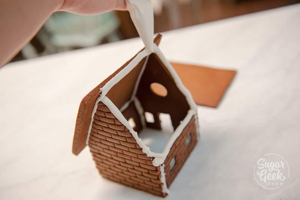 gingerbread house roof