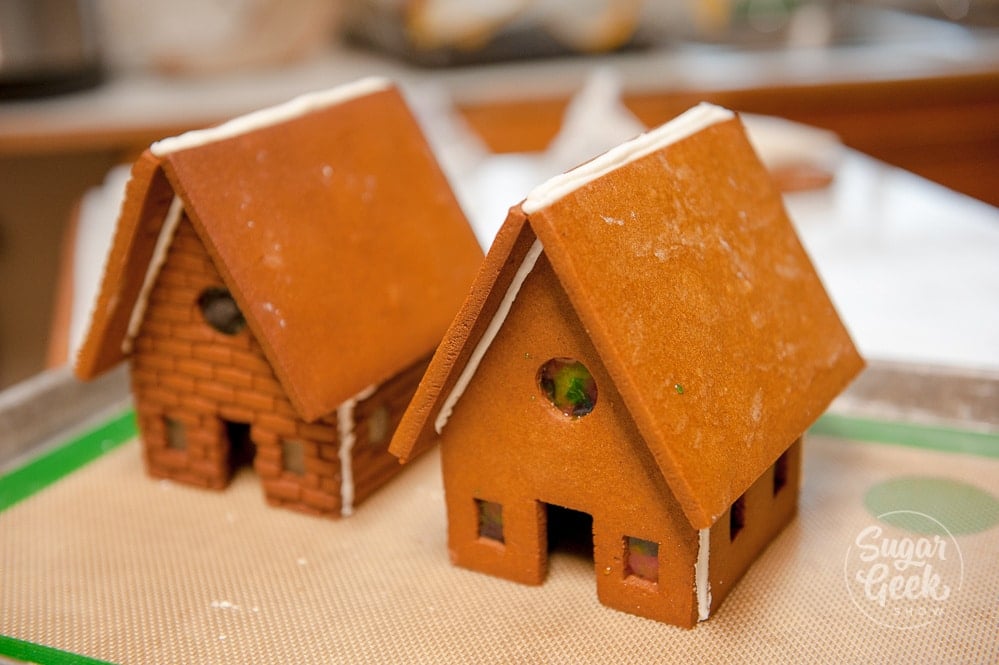 Construction Gingerbread House Recipe + Template | Sugar Geek Show