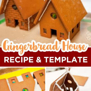 gingerbread house recipe pin