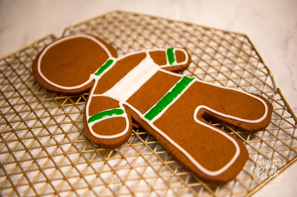 giant gingerbread man cookie