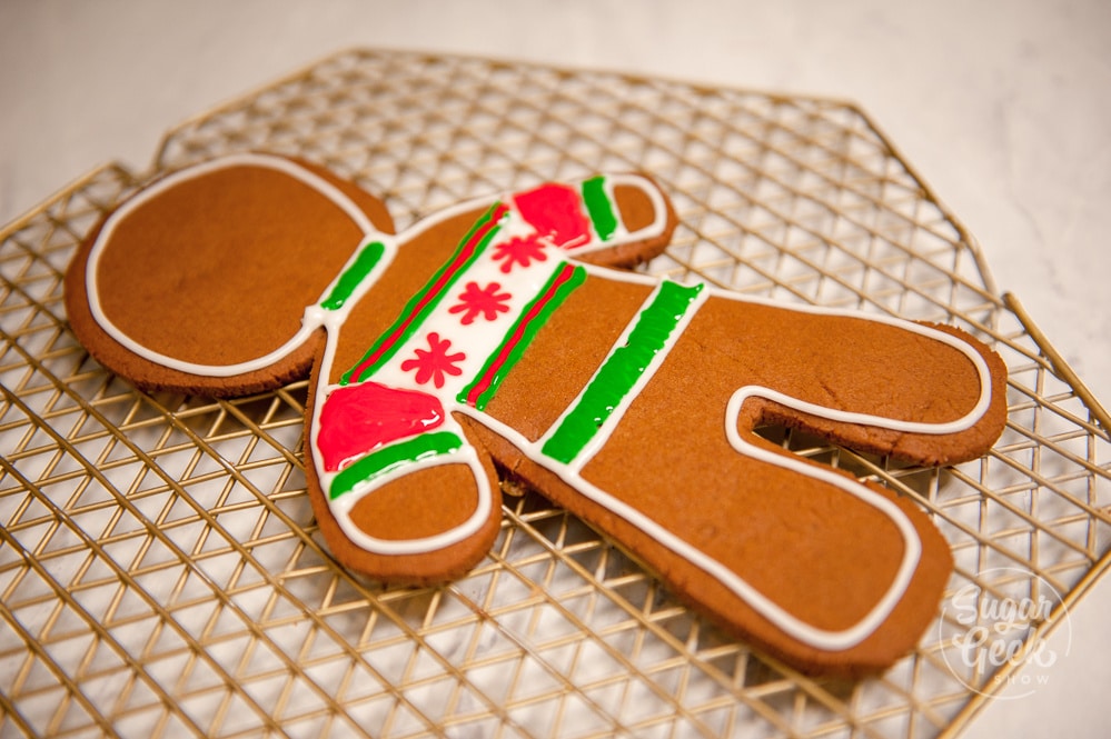 giant gingerbread man cookie