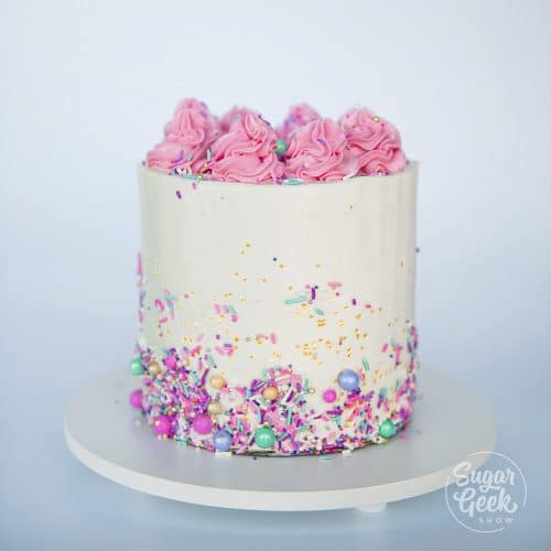 How To Decorate Your First Cake (Step By Step) + Video