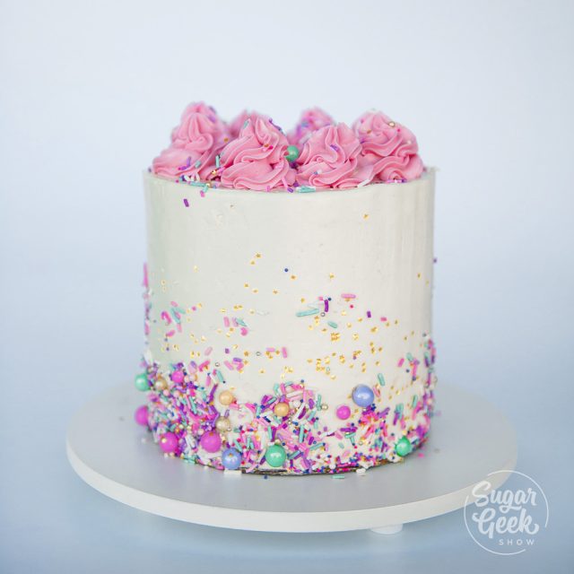 How To Decorate Your First Cake (Step By Step) + Video Sugar Geek Show