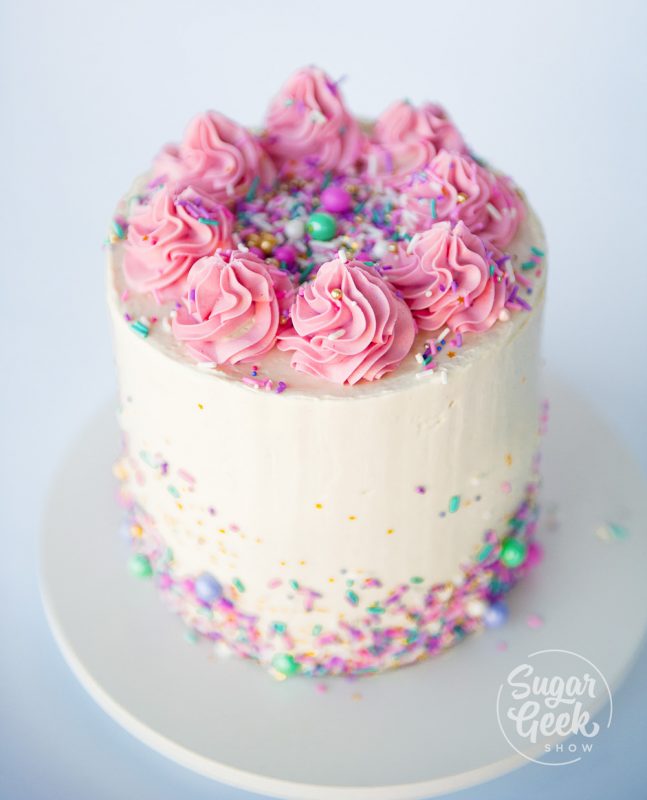 How To Decorate Your First Cake (Step By Step) + Video