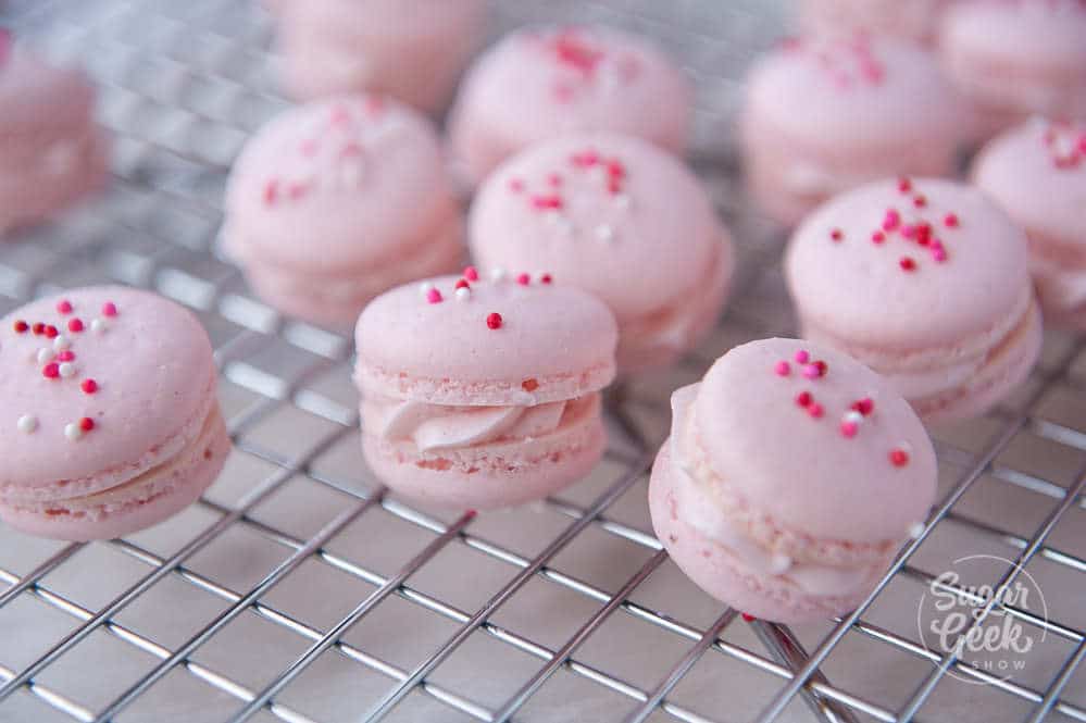 Foolproof Strawberry Macarons Recipe - Baking in the Penthouse