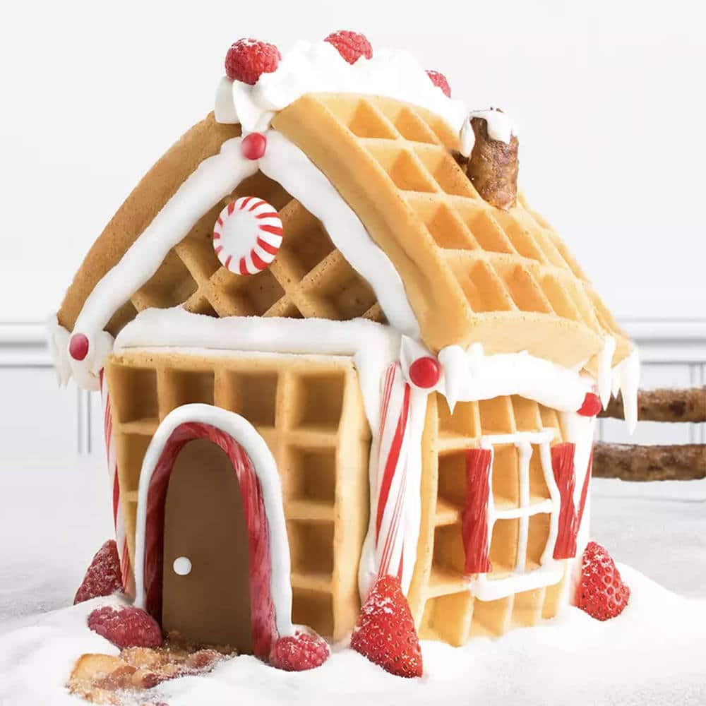 waffle gingerbread house