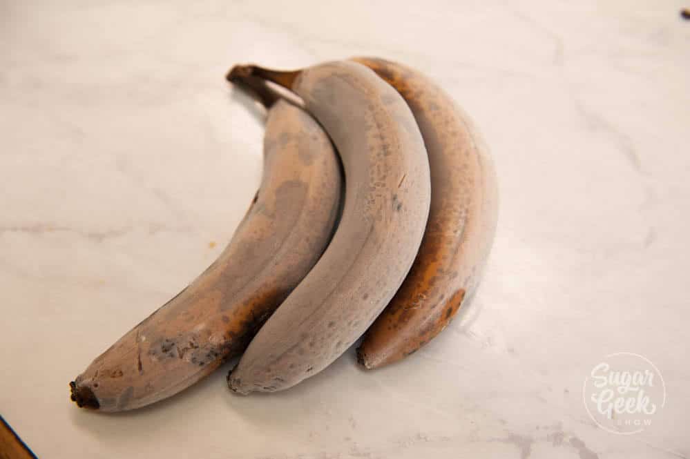 frozen bananas for banana cake