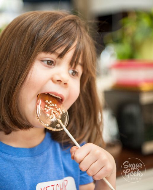 Lollipop recipe (homemade) + Video Tutorial Sugar Geek Show