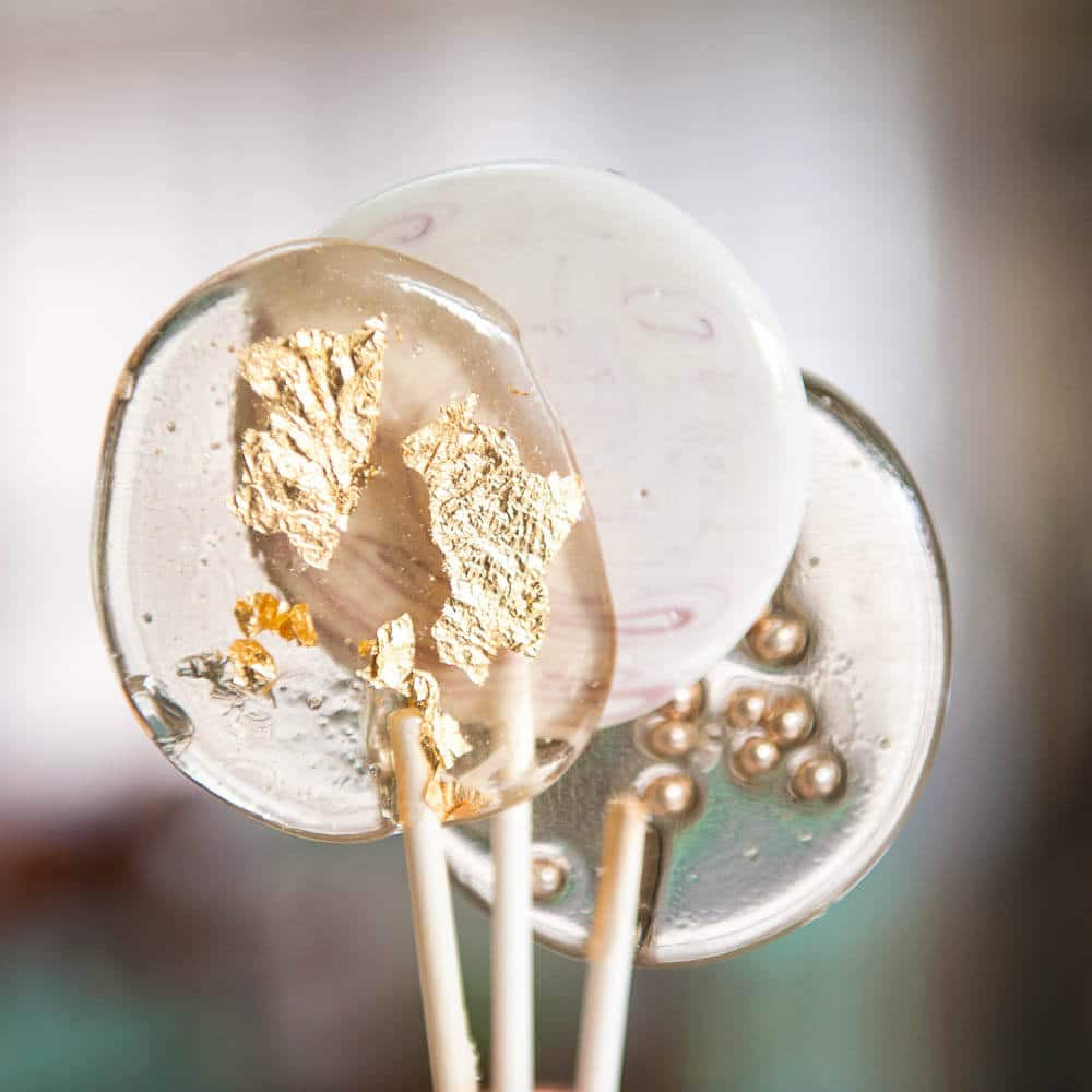 Stained Glass Lollipops with Colorful Swirls