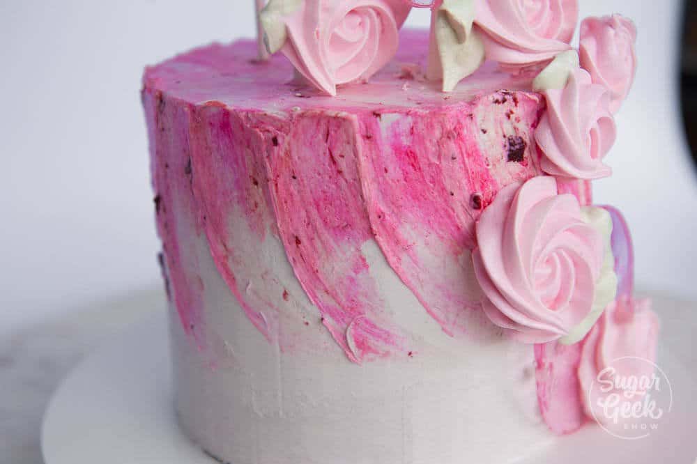 buttercream swipe