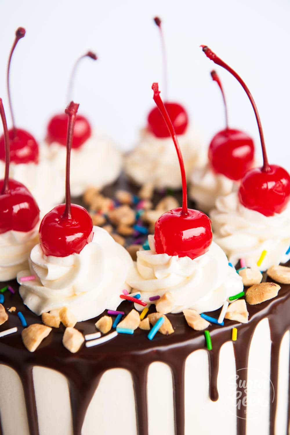 banana split cake