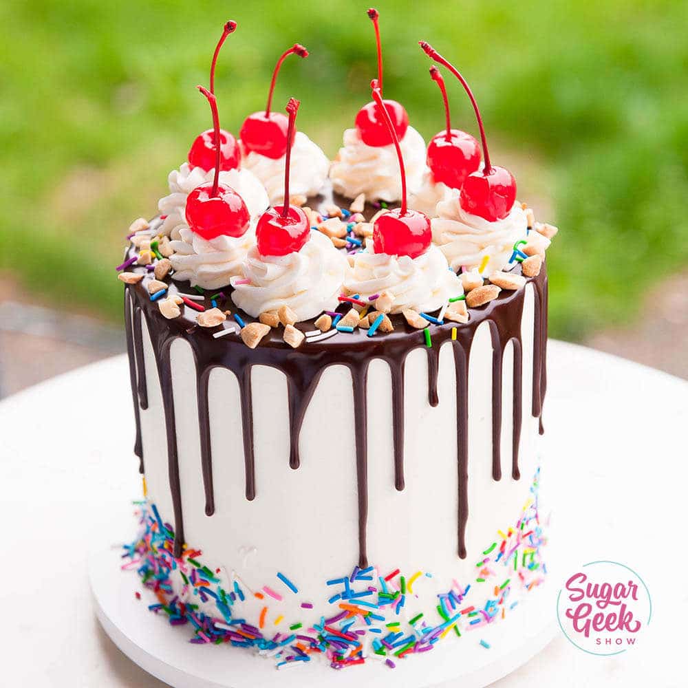 banana split cake