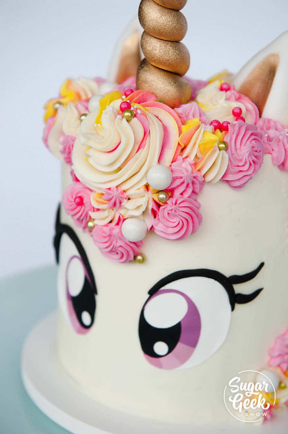 Unicorn Cake Tutorial Free Eye Printable Sugar Geek Show