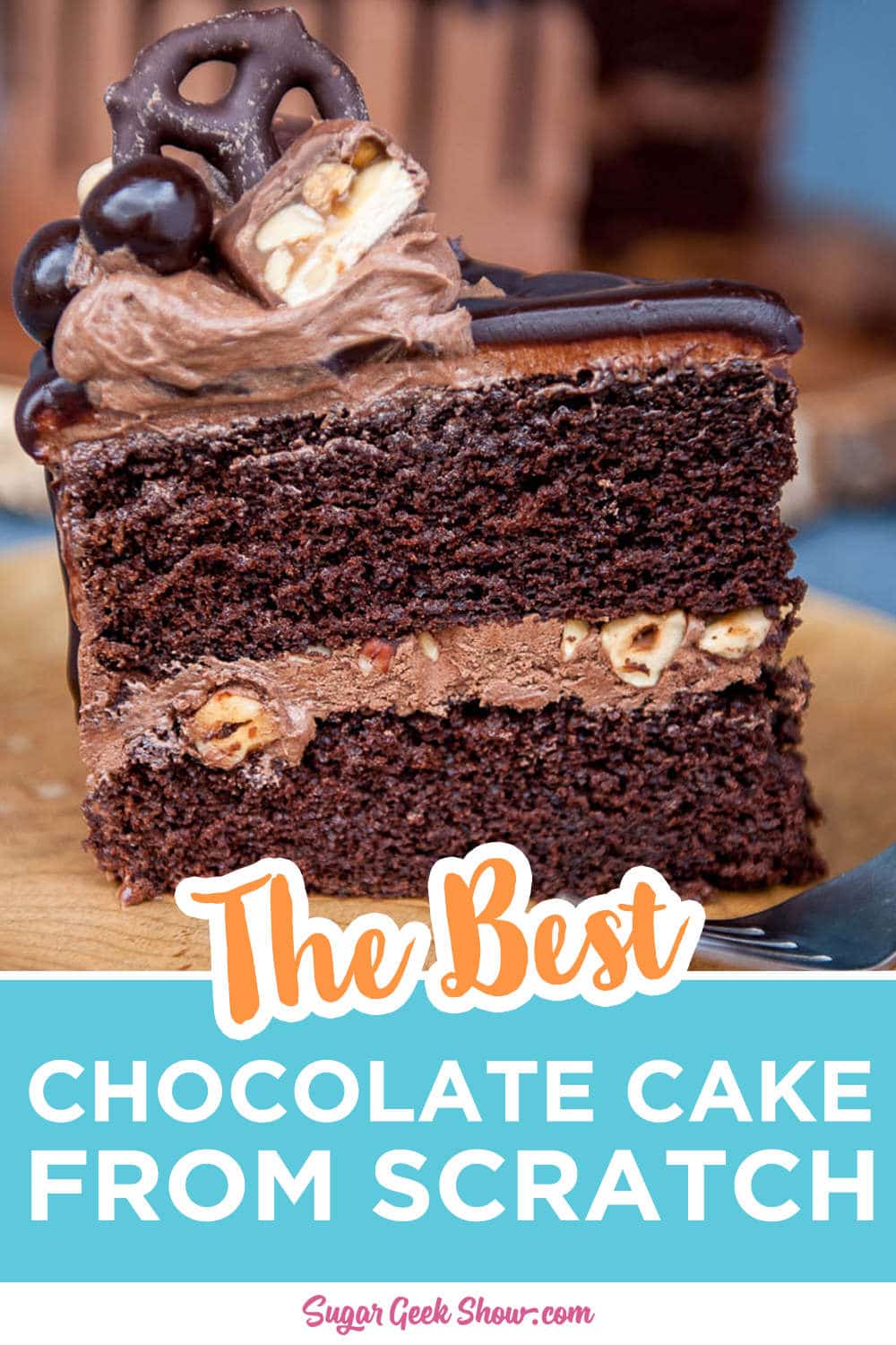 Chocolate Drip Recipe (for drip cakes) Sugar Geek Show