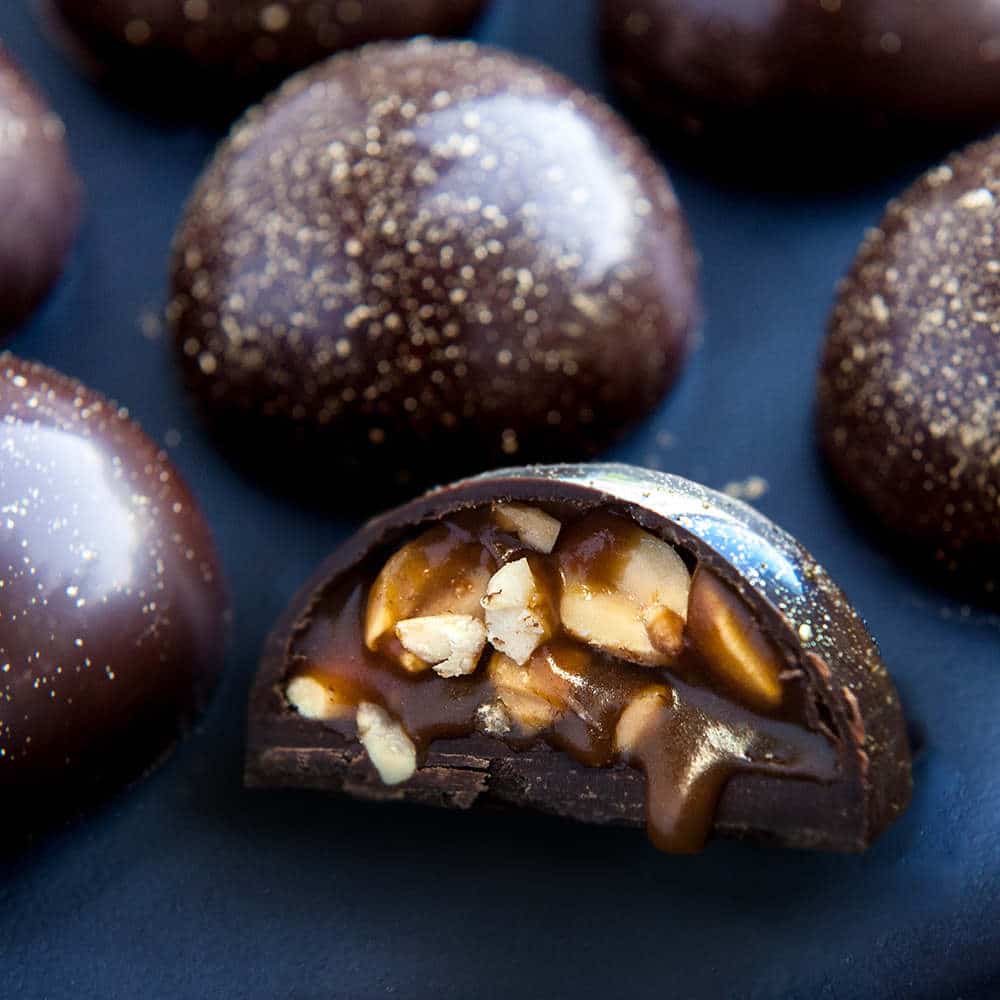 Caramel Filled Chocolates Recipe - Home made caramel filling ! yum ! 