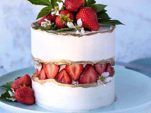 Strawberry Fault Line Cake Tutorial Video Sugar Geek Show
