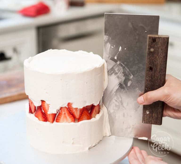 Strawberry Fault Line Cake Tutorial + Video | Sugar Geek Show