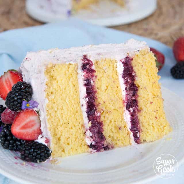 Fresh Berry Cake Filling Recipe + Video | Sugar Geek Show