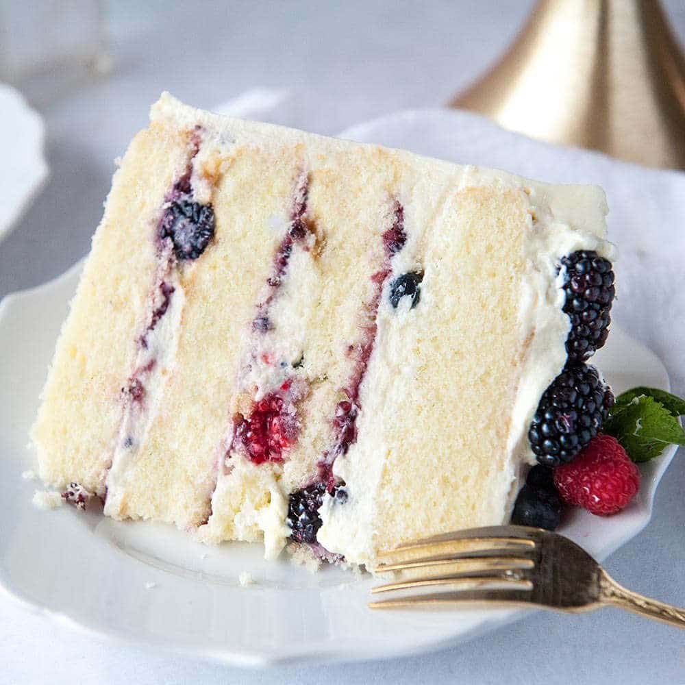 Summer Berry Charlotte Cake with Vanilla Bean Mascarpone Cream - Snowflakes  & Coffeecakes Cooking School