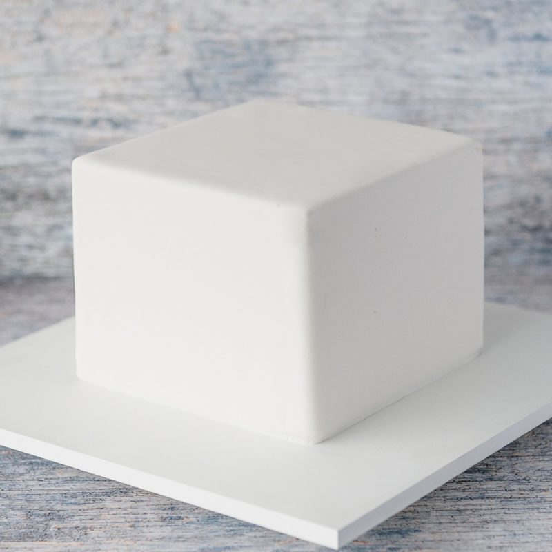 Square Fondant Cake Tutorial + Video Sugar Geek Show