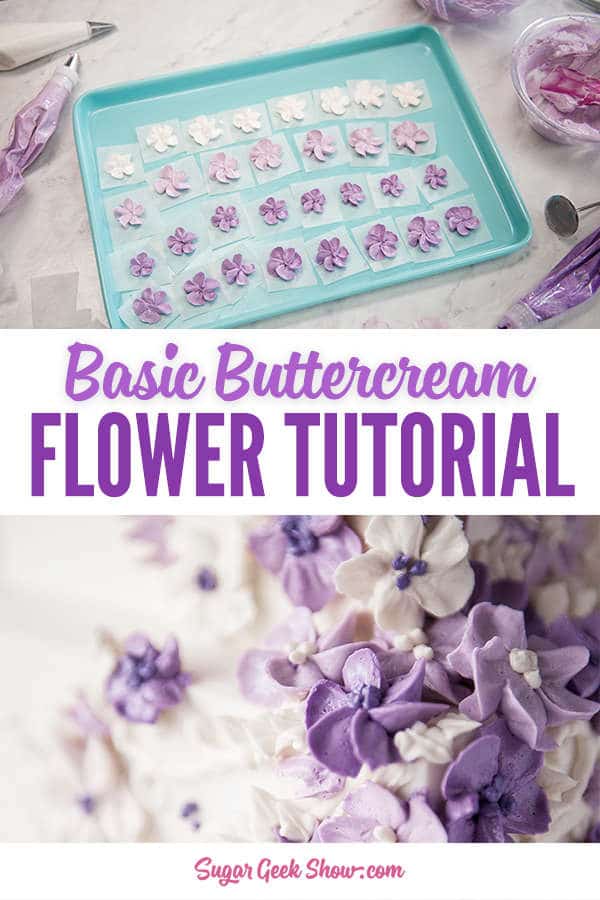 Easy Buttercream Flowers + Video Tutorial Sugar Geek Show