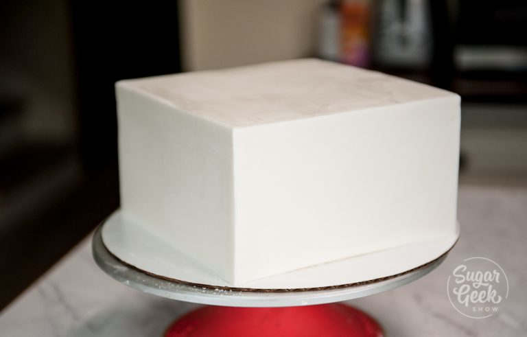 How To Panel A Square Cake In Fondant Video Tutorial Sugar Geek Show 