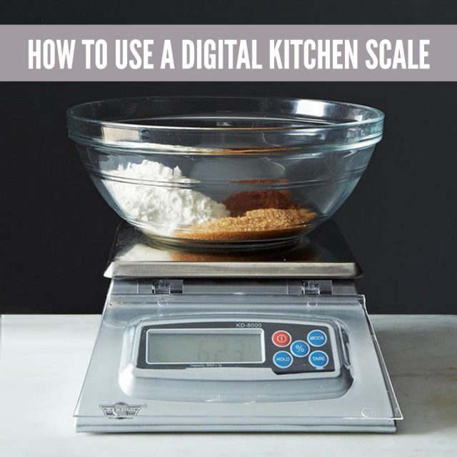 How To Use A Digital Kitchen Scale For Baking Sugar Geek Show
