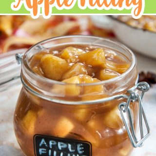 pinterest image for apple filling