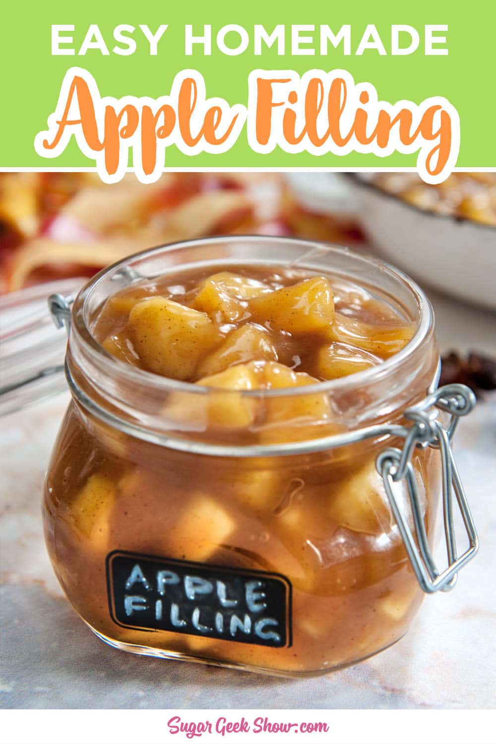 Easy Apple Filling Recipe + Video Tutorial Sugar Geek Show