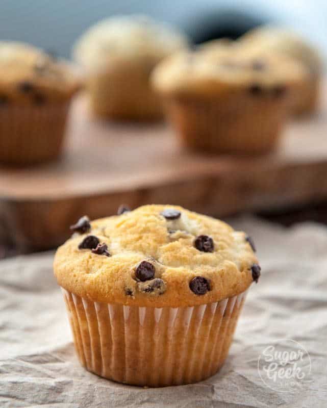 Moist Chocolate Chip Muffins Recipe Sugar Geek Show