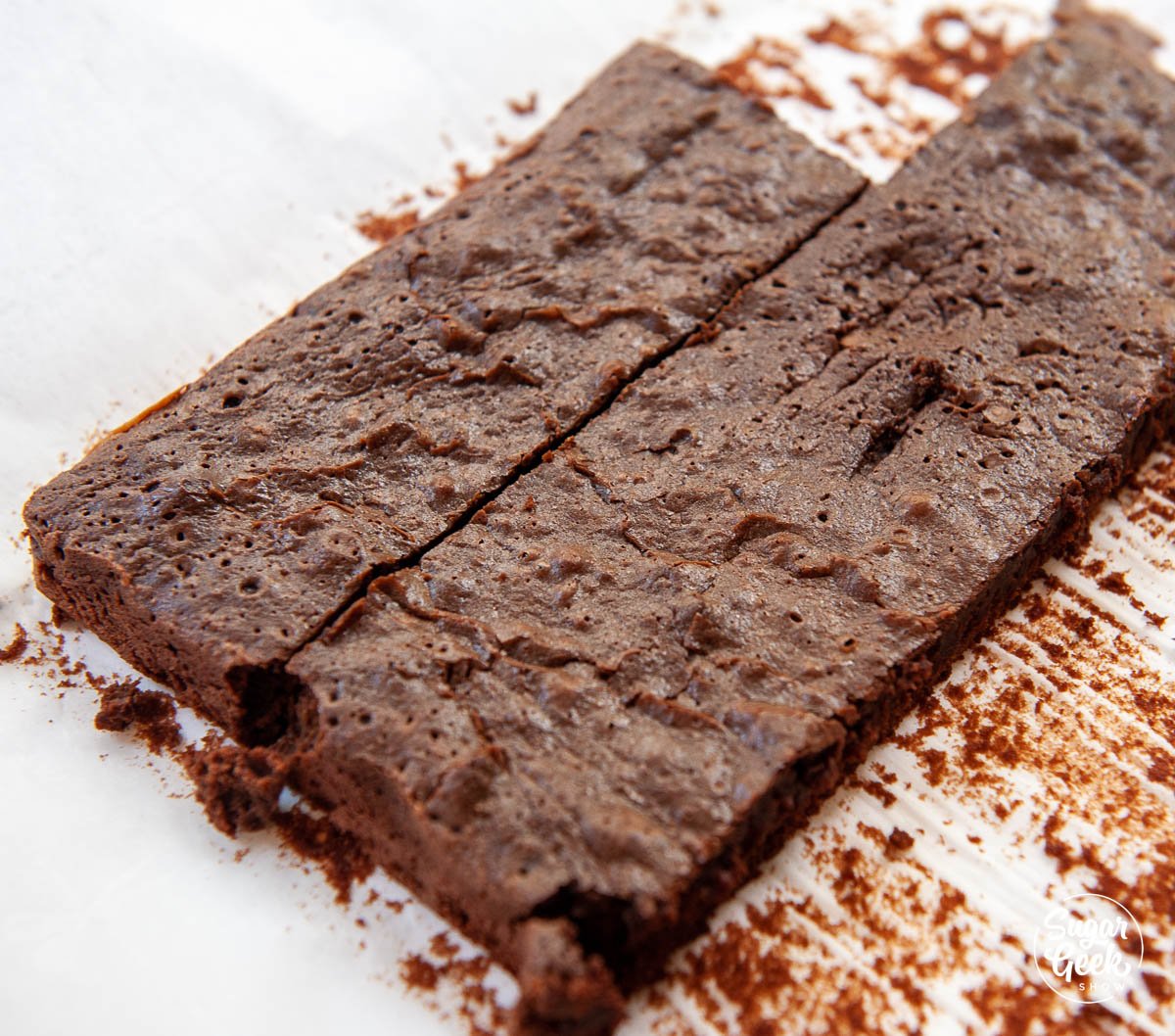 Dark Chocolate Brownie Recipe - Shugary Sweets