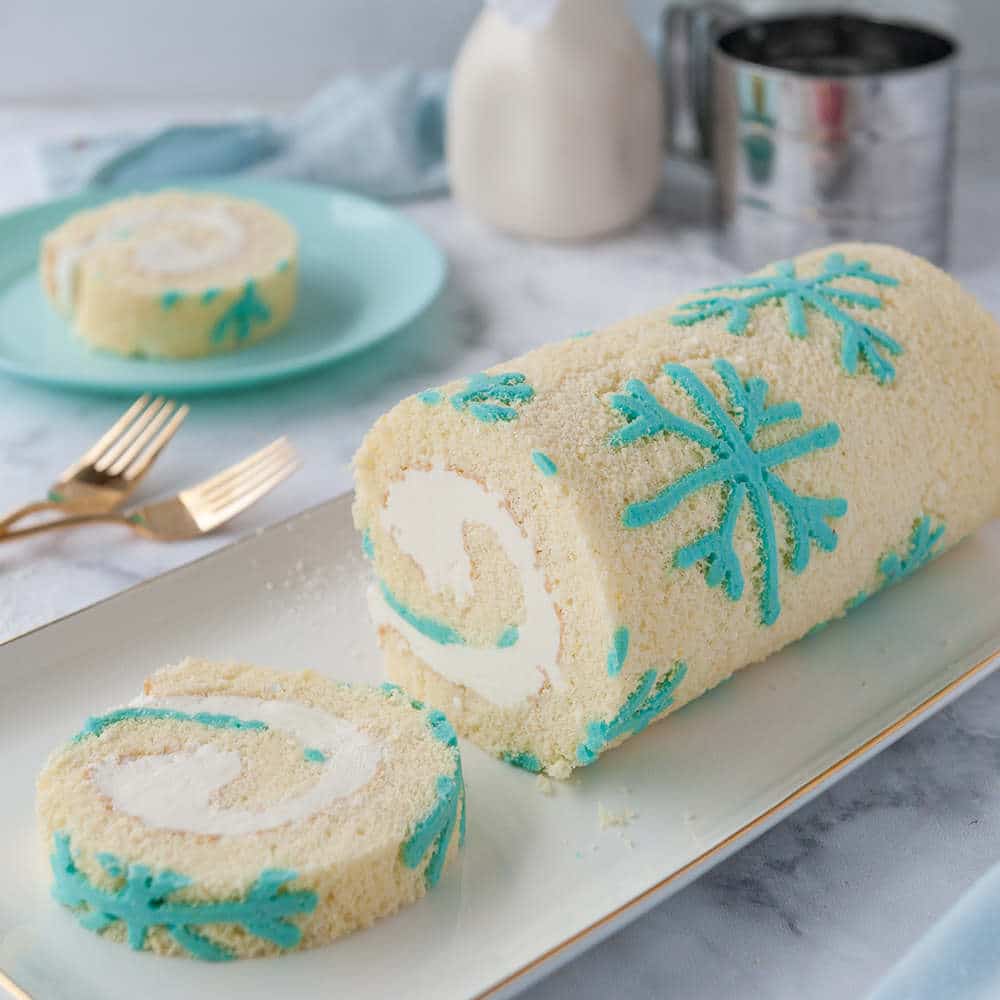 Easy Pattern Roll Cake Recipe + Tutorial – Sugar Geek Show