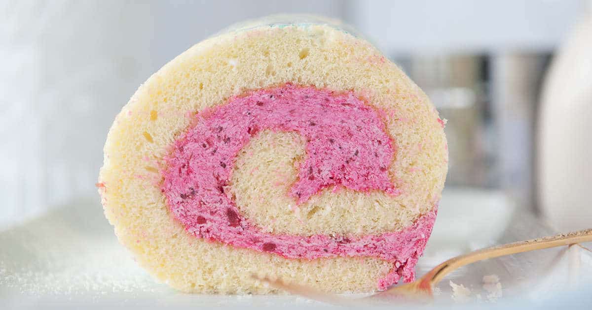 Bakery Swiss Roll Cake Recipe - Drive Me Hungry