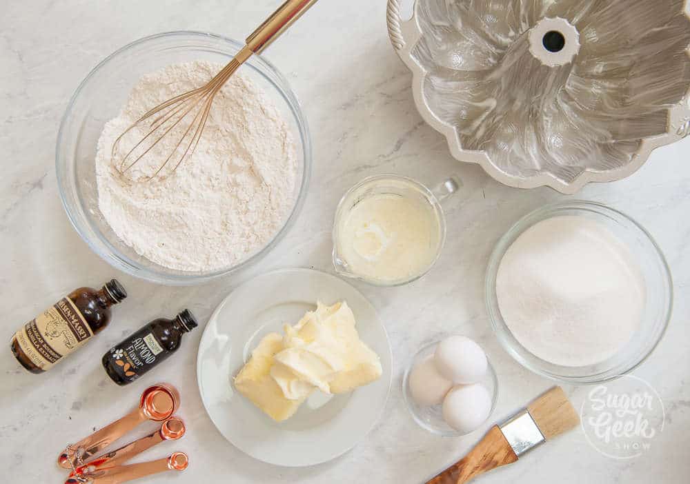 bundt cake ingredients