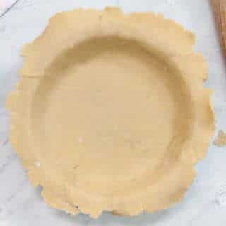 pie dough in a pie pan