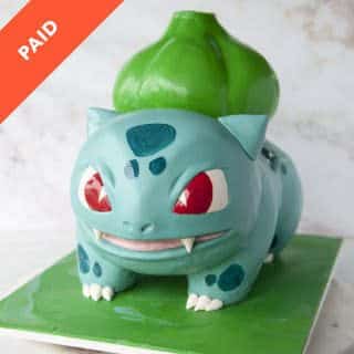Bulbasaur Cake Tutorial