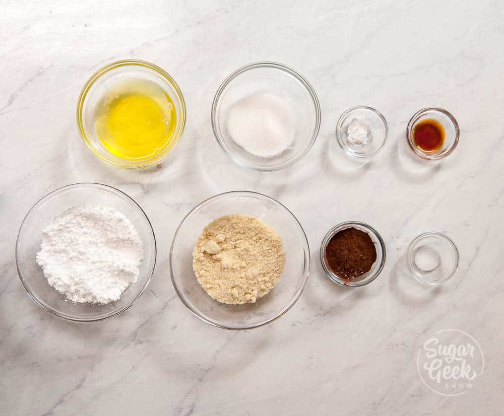 Chocolate Macaron Ingredients