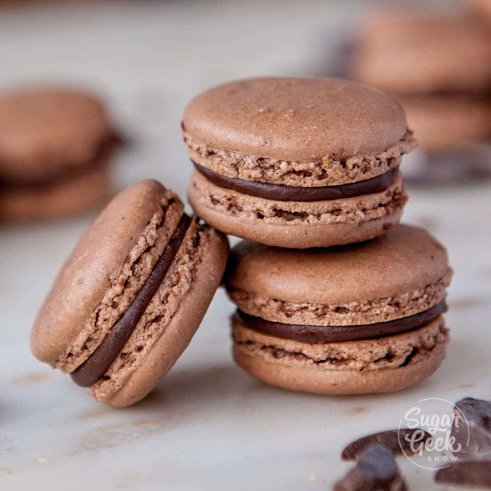 Chocolate Macaron Recipe For Beginners – Sugar Geek Show